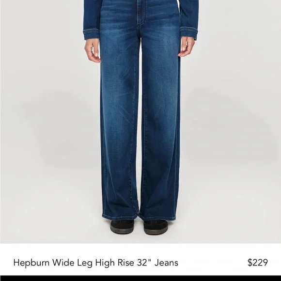 DL1961 Hepburn Wide-Leg High-Rise Jeans